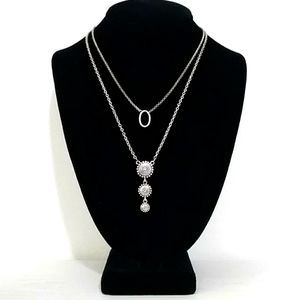2 Silver Necklaces
